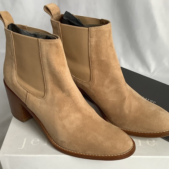 Jenni Kayne Suede Heeled Chelsea Boots - Picture 2 of 14